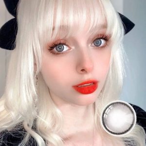 Better Be Dainty Gray Contact Lenses