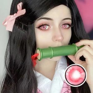 Anime Pink Contact Lens Contact Lenses