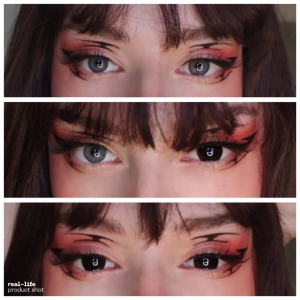 Intense Black Crazy Lens Contact Lenses