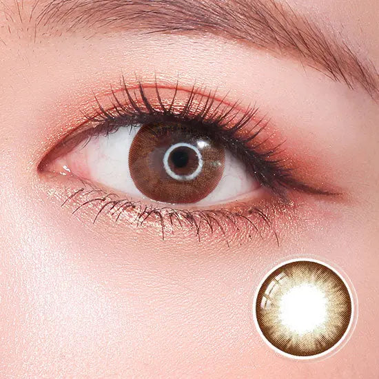 GEO Eyevelyn Brown Contact Lenses