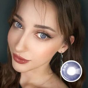 Luna and Sol Glowing Violet Contact Lenses